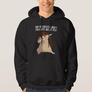 Cool hedgel voor mannen Vrouwen die zich in de mal Hoodie