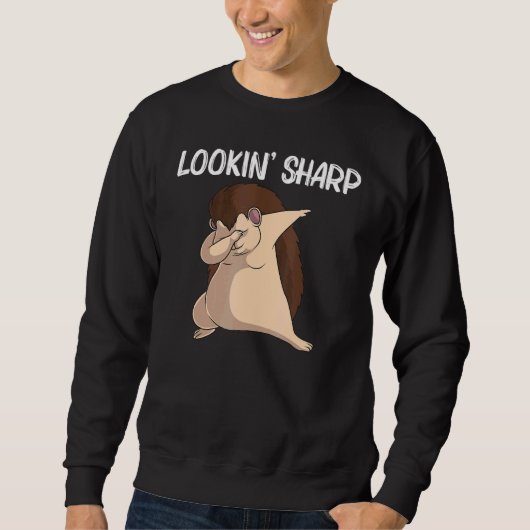 Cool hedgel voor mannen Vrouwen die zich in de mal Trui (Voorkant)