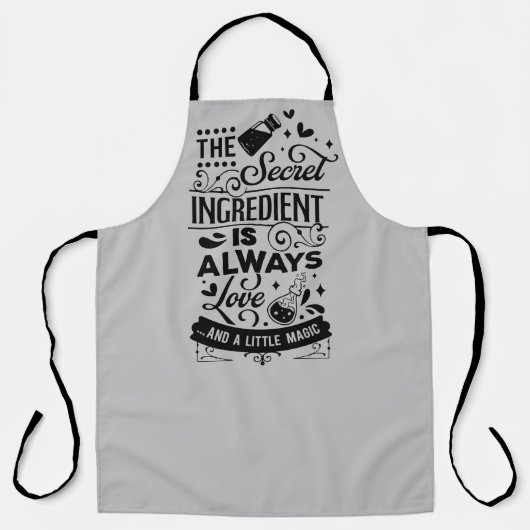 cool heks keukengeheim ingrediënt schort (Voorkant)