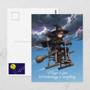 Cool Heks. Magie is prima Briefkaart