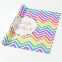 cool, helder regenboog chevron vrolijk vakantieges