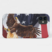 Cool Heren Amerikaans Patriottisch Case-Mate iPhone Case (Achterkant (horizontaal))