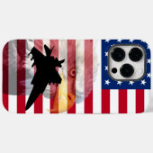 Cool heren militair thema patriottisch Amerikaans Case-Mate iPhone Case (Achterkant (horizontaal))