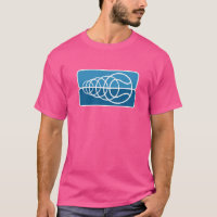Cool heren tennis t-shirt: 3D bal striker model