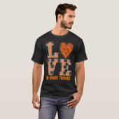 Cool Herfst Paraeducator Cute Herfst Docent 2e gra T-shirt (Voorkant volledig)