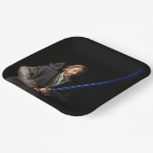 Cool Hero Speelgoed fotografie Papieren Bordje (Gebogen)