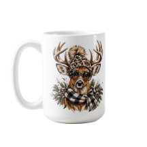 Cool hert luipaard hoed Kerstmis Cozy Kerstmis