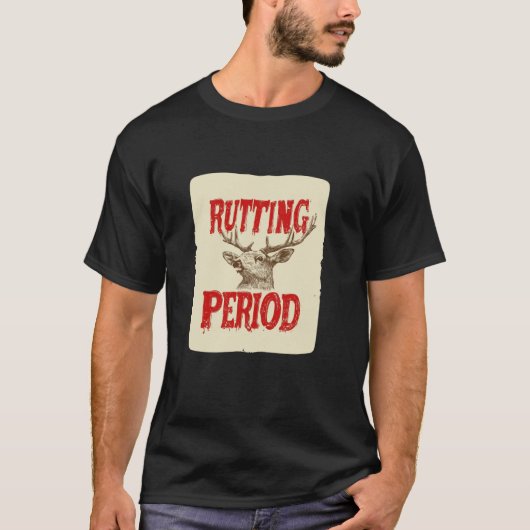 Cool hertenbok in bronsttijd Statement Kostuum T-shirt (Voorkant)