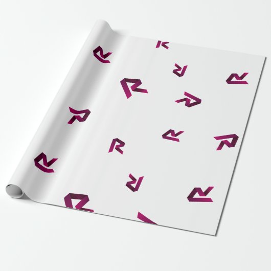 Cool herzie het patroon van het teken van de Coin  Cadeaupapier (Uitgerold)
