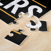 cool het is schaken niet dammen dammers geschenk legpuzzel (Zijkant)