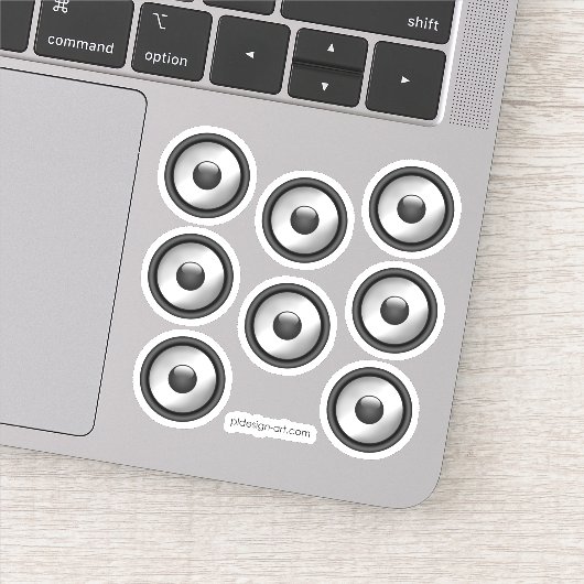 Cool het leuke ontwerp van de luidspreker sticker (Detail)