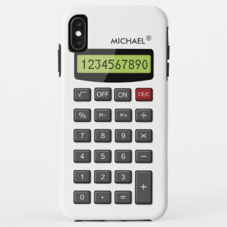 Cool het Patroon van de Calculator van de Vun met  iPhone XS Max Hoesje