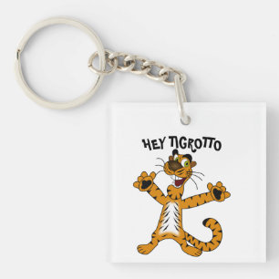 Cool Hey Tigrotto Tijger Jongen Verjaardag Sleutel Sleutelhanger