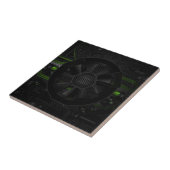 Cool Hi-Tech Modern Ontwerp Realistische Computer Tegeltje (Zijkant)