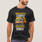 Cool hiker, camper driver saying design t-shirt (Voorkant)