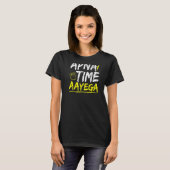 Cool Hindi Slogan Apna Time Aayega T-shirt (Voorkant volledig)