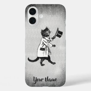 Cool Hip Cat  Black White iPhone 8/7 Hoesje