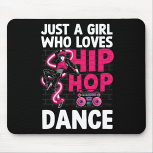 Cool Hip Hop Art voor Vrouwen Tiener Meisjes Hipho Muismat