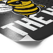 Cool Hip Hop Bee Graphic Art Foto Afdruk (Hoek)