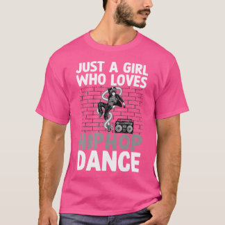 Cool Hip Hop Dance Art voor Vrouwen Meisjes Hip Ho T-shirt