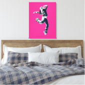 Cool hip hop dancer art. canvas afdruk (Insitu (Slaapkamer))