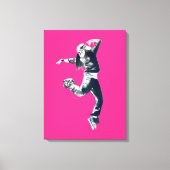 Cool hip hop dancer art. canvas afdruk (Voorkant)