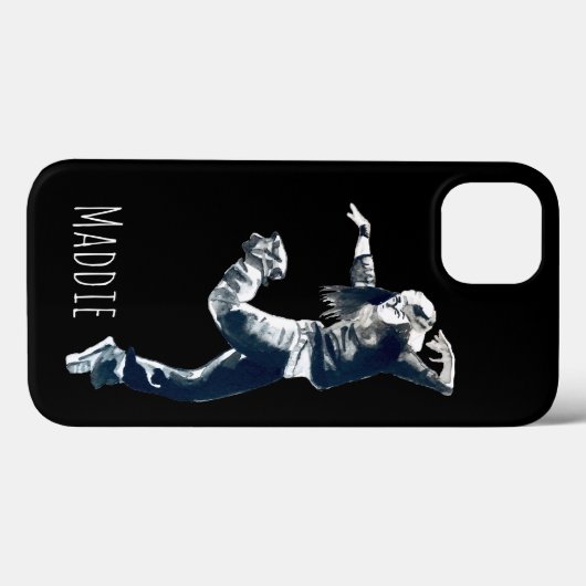 Cool hip hop dancer art Hoesje-Mate iPhone case (Achterkant (horizontaal))