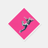 Cool hip hop dancer art. servet (Hoek)