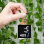 Cool hip hop dancer art sleutelhanger (Hand)