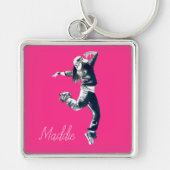 Cool hip hop dancer art. sleutelhanger (Voorkant)