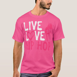 Cool Hip Hop Dancer Design voor Vrouwen Meisjes Hi T-shirt