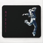 Cool hip hop dancer girl illustratie muismat (Voorkant)