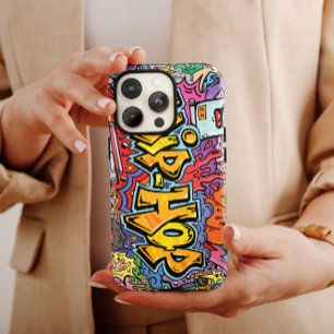 Cool Hip Hop Graffiti   iPhone 14 Hoesje-Mate Case-Mate iPhone 14 Hoesje