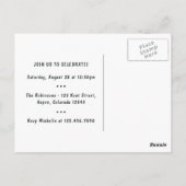 Cool Hip Hop Rap Tutu Meisje Verjaardagsfeestje Briefkaart (Achterkant)