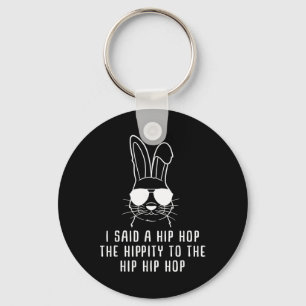 Cool Hip-hop Zonnebril Konijn Pasen Cadeau Heren E Sleutelhanger