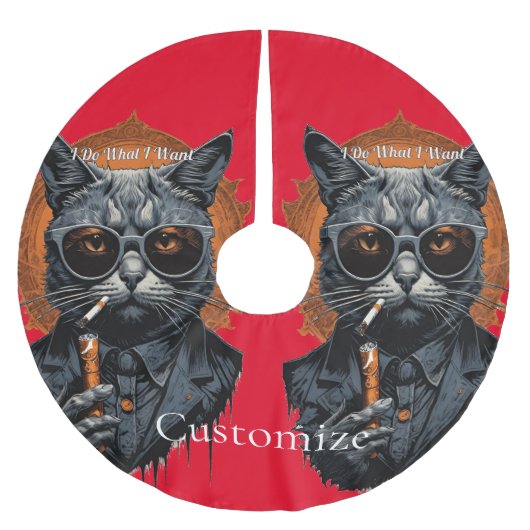 Cool Hip Kat Thunder_Cove Kerstboom Rok (Voorkant)