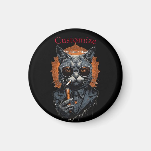 Cool Hip Kat Thunder_Cove Magneet (Voorkant)