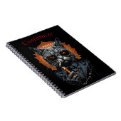 Cool Hip Kat Thunder_Cove Notitieboek (Rechterzijde)