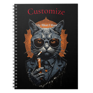 Cool Hip Kat Thunder_Cove Notitieboek