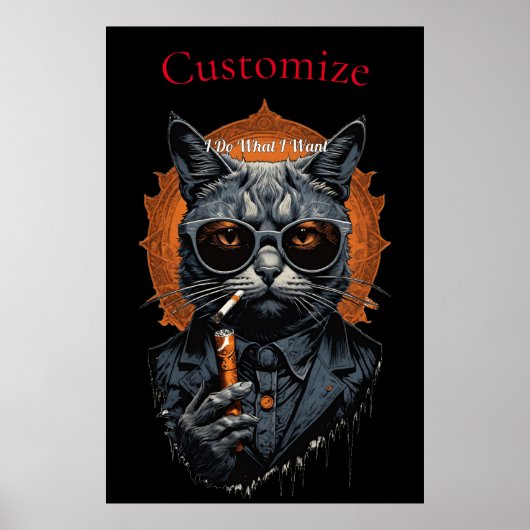 Cool Hip Kat Thunder_Cove Poster (Voorkant)