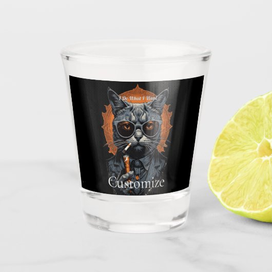 Cool Hip Kat Thunder_Cove Shot Glas (Voorkant)