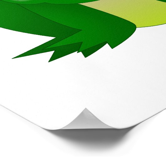 Cool Hippie Frog Poster (Hoek)