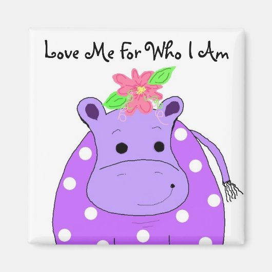 Cool Hippo Magneet (Voorkant)