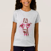Cool Hipster Stylish Giraffe T-shirt (Voorkant)