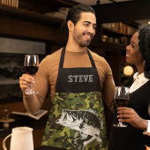 Cool HobCamro Name Bass Vist Mannen Schort