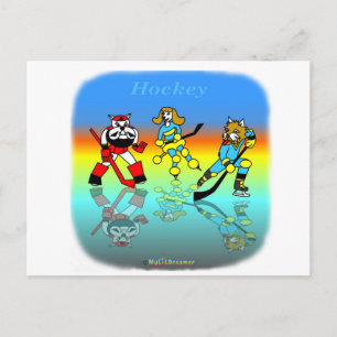 Cool hockey giften voor kinderen briefkaart