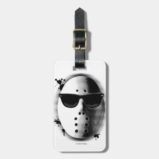 Cool Hockey Goalie Bagagelabel (Voorkant verticaal)