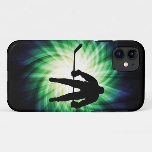 Cool Hockey Player Case-Mate iPhone Case (Achterkant (horizontaal))