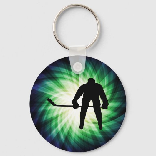 Cool Hockey Player Sleutelhanger (Voorkant)