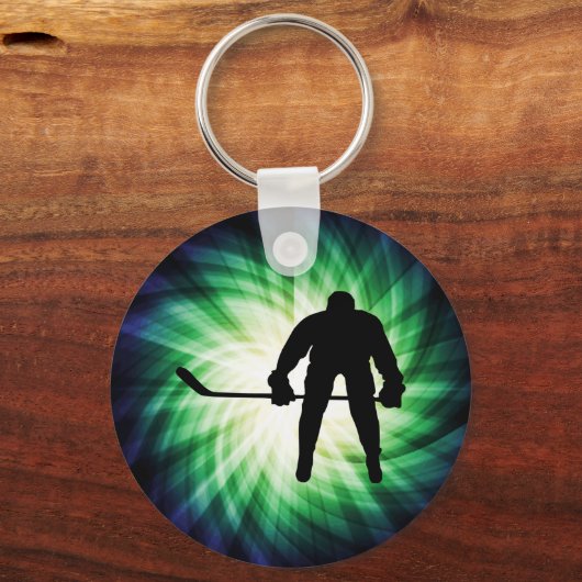 Cool Hockey Player Sleutelhanger (Voorkant)